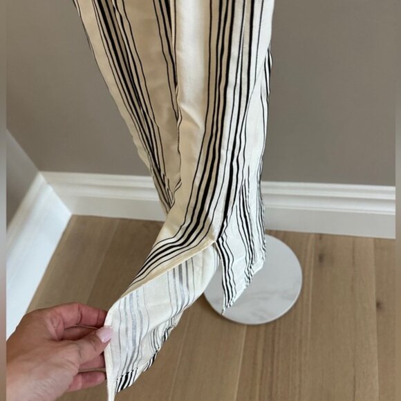 Maeve by Anthropologie Esther Collared Trench-Style Striped Sleeveless Dress - Picture 3 of 9